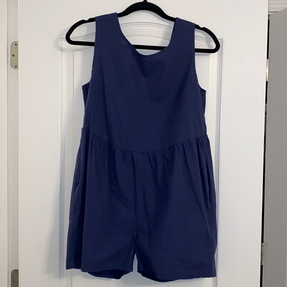 Navy Romper - Never Worn